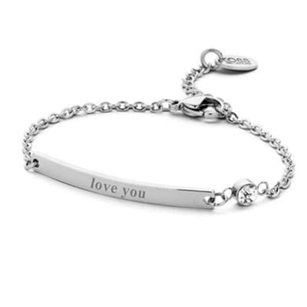 Armbånd til kvinder CO88 Collection 8CB-90132 Sølvfarvet