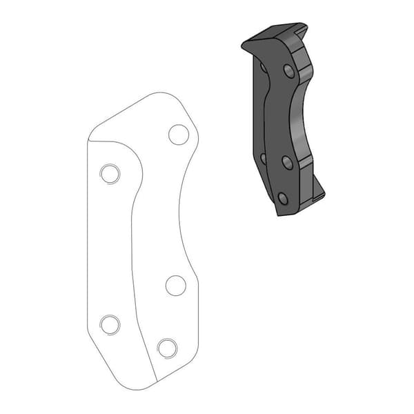 Moto-master Jarrusatulan Siirtokannatin Supermoto Street 320 Mm Husqvarna/swm 211017 Musta
