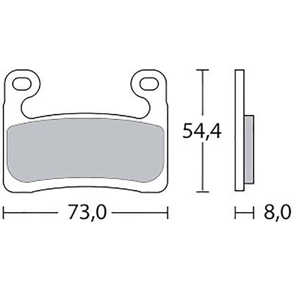 Brembo Bremseklodser 07gr90sa Transparent