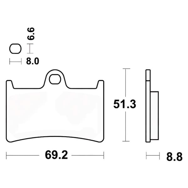 Trw Pad Sinter Mcb611sv Orange