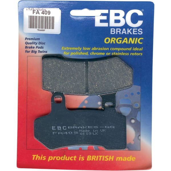 Ebc Bremseklodser Fa Series Organic Fa409 Sort