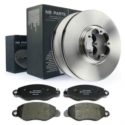 Bromsskivor + belägg fram 276mm ventilerad Ford Transit År 08.00 -