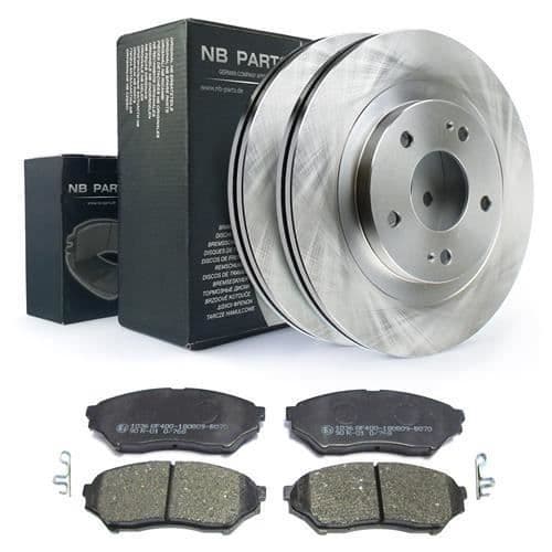 Bromsskivor + främre belägg Ø285 Mitsubishi Pajero II Top Pinin Canvas