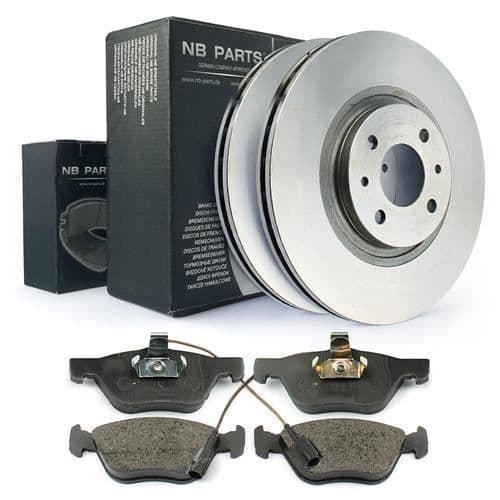 Bromsskivor + belägg fram 284mm ventilerad Fiat Punto 188 Multipla 186