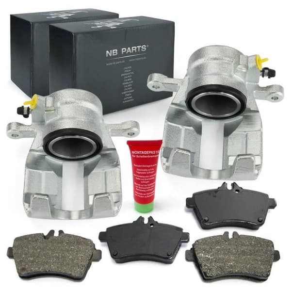 2x bromsok + bromsbelägg fram för Mercedes-Benz A-klass W169 B W24