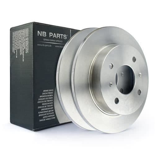 Kompletta 258 mm bromsskivor bak till Nissan Almera II N16 Primera P10 P11 WP11