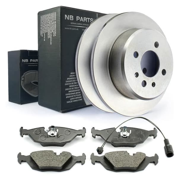 Bromsskivor + belägg + bakslitage Kontakt BMW 3 E30 316 318 320
