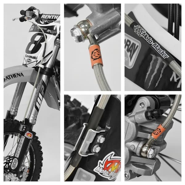 Moto-master Bromsslang Fram Husqvarna/ktm 212022 Silver