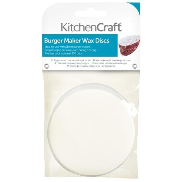 KitchenCraft vitt papper färskhetsskivor 250 st