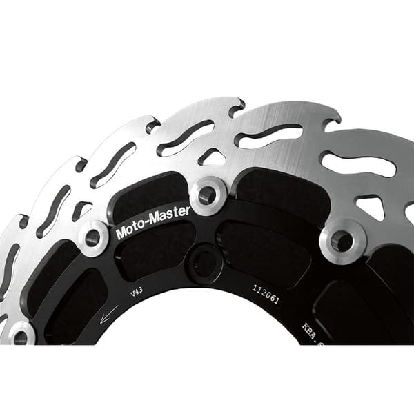 Moto-master Flame Suzuki 112060 Right Front Bromsskiva Silver