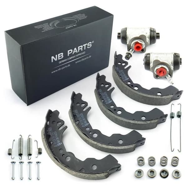 Bromsbackar + 2x cylindrar från NB PARTS