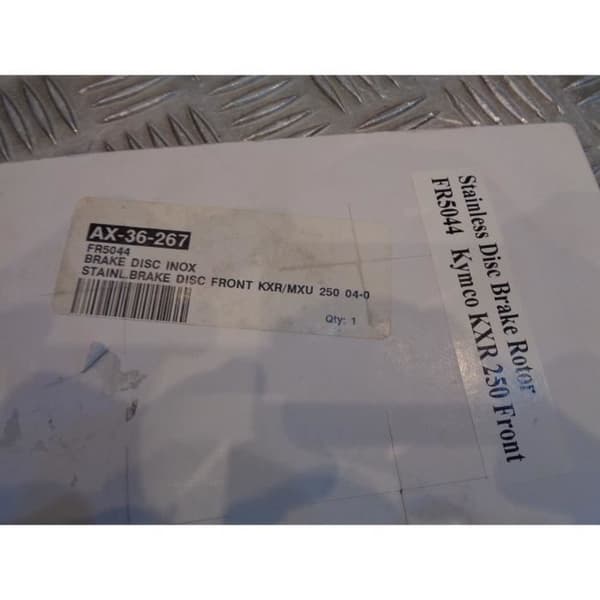 främre bromsskiva wave petale rostfritt stål quad kymco 250 300 mxu kxr maxxer frixxion AX-36-267 bihr FR5044