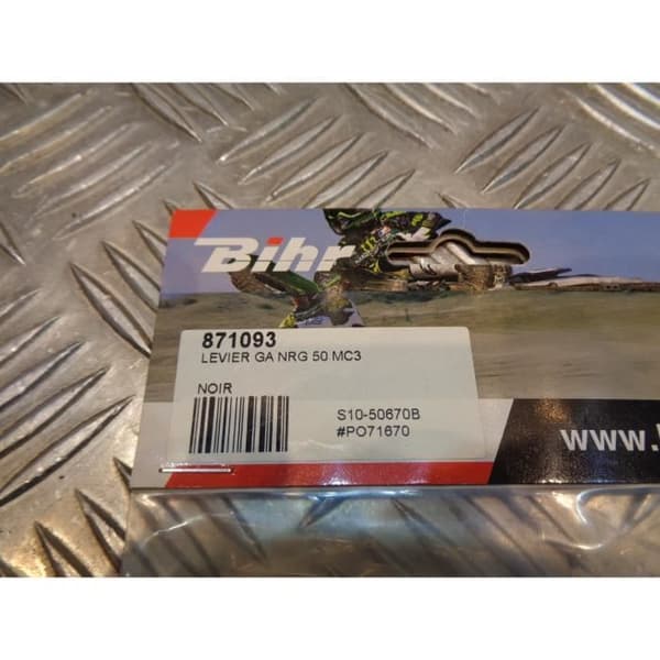 bakre bromsspak vänster handtag skoter piaggio 50 nrg mc3 bihr S10-50670B/OLD 871093