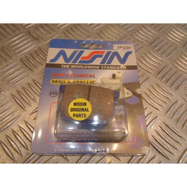 främre bromsbeläggssats nissin 2P-238NS motorcykel suzuki 400 1000 1100 gsx 550 650 1000 gs bihr 2P238NS