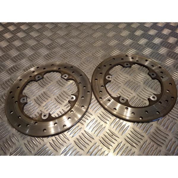 främre bromsskivor set original skoter piaggio 125 x9- USED