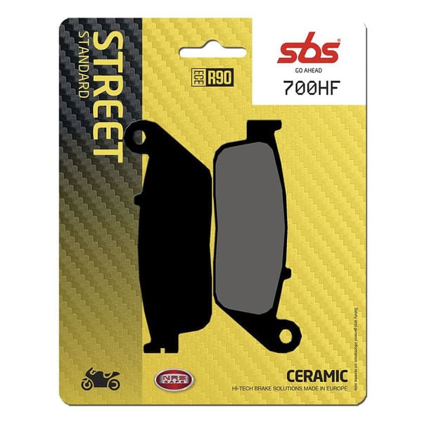 Sbs Street 700hf Keramiska Bromsbelägg Guld