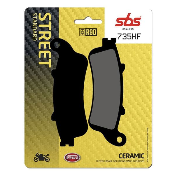 Sbs Street 735hf Keramiske Bremseklodser Gul