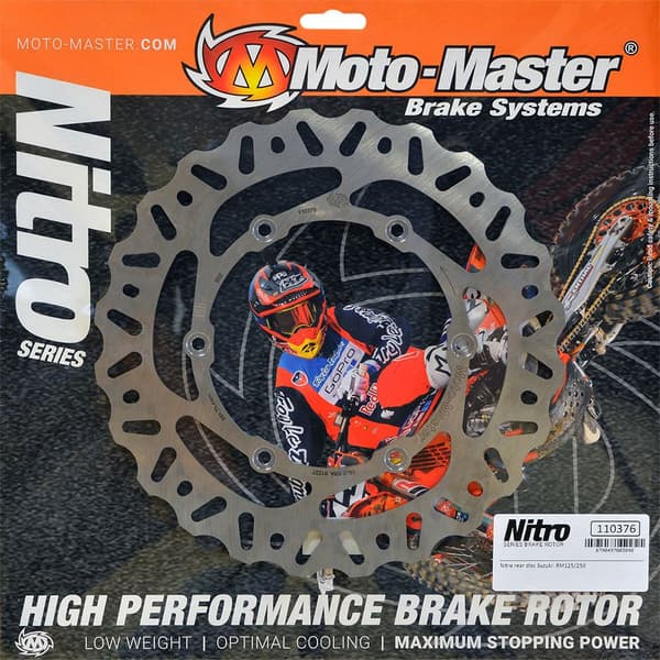 Moto-master Nitro Contoured Suzuki 110376 Bremse Skive Søvfarvet