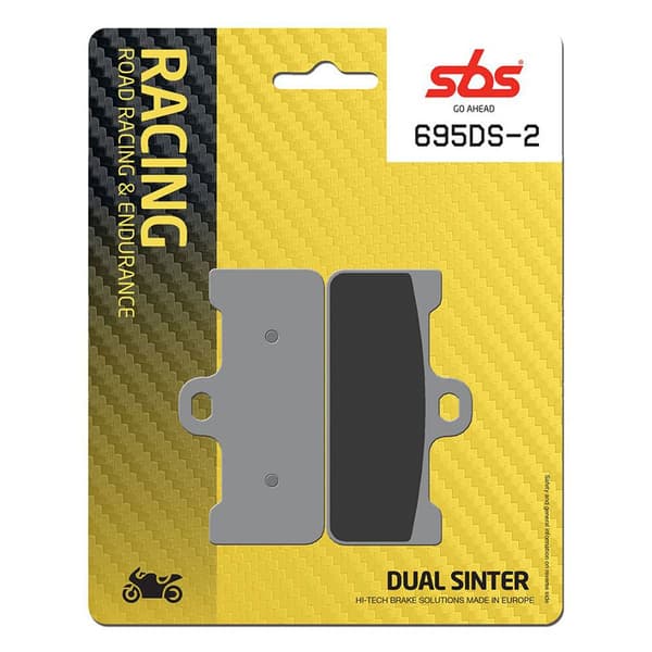 Sbs Dual Dynamic Racing Concept 695ds-2 Sintrade Bromsbelägg Guld