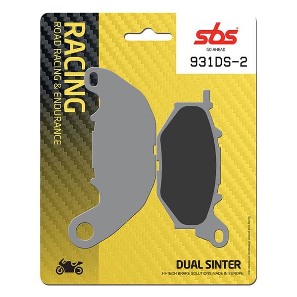 Sbs Dual Dynamic Racing Concept 931ds-2 Sintrade Bromsbelägg Guld