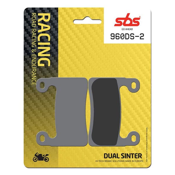 Sbs Dual Dynamic Racing Concept 960ds-2 Sintrede Bremseklodser Gylden