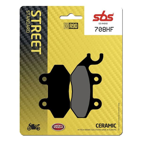 Sbs Street 708hf Keramiska Bromsbelägg Guld