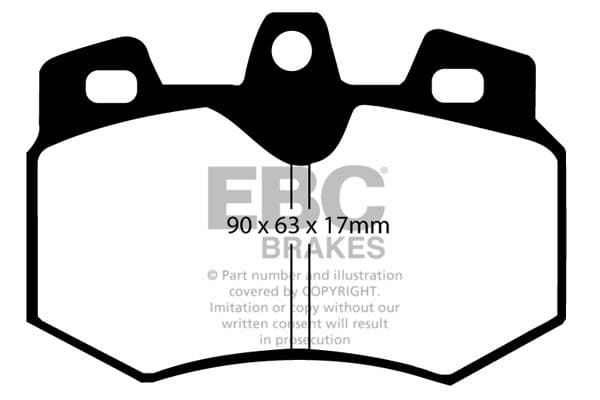 EBC FA547 karting pads (1 set per skiva)