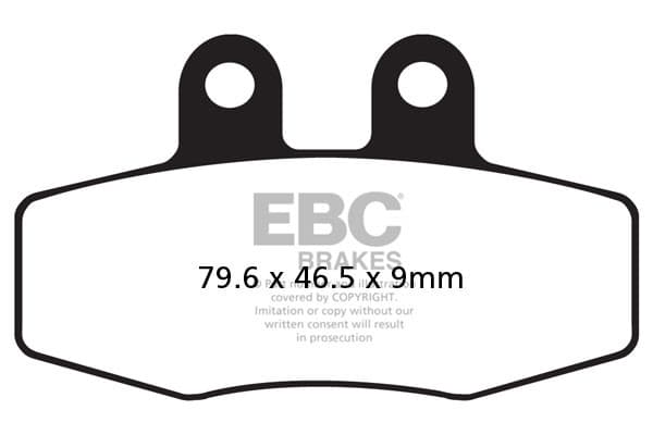 EBC FA132R bremseklodser (sæt til 1 skive)