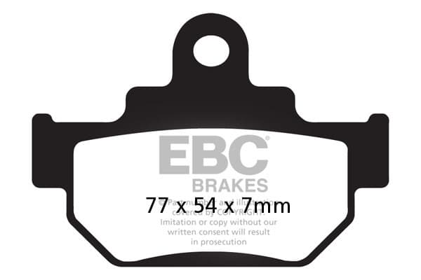 EBC FA106TT bremseklodser (sæt til 1 skive)