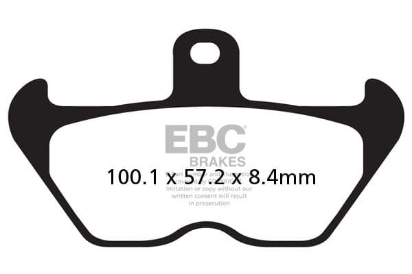 EBC FA407 bremseklodser (sæt til 1 skive)