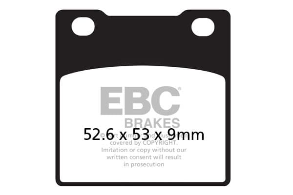 EBC FA063 bremseklodser (sæt til 1 skive)