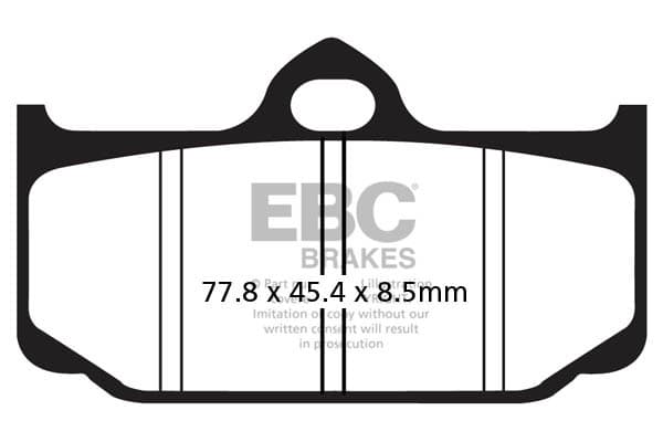 EBC FA211 bremseklodser (sæt til 1 skive)