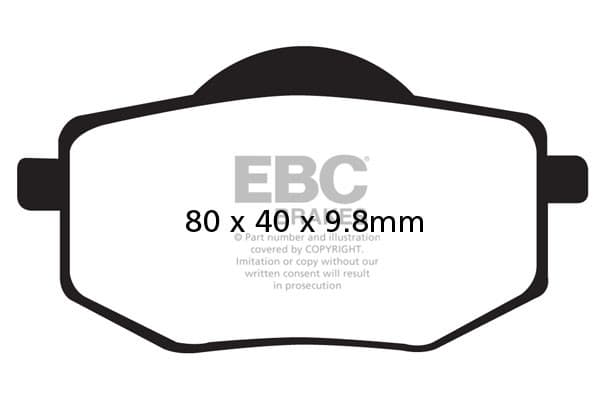EBC FA136 jarrupalat (sarja 1 levylle)
