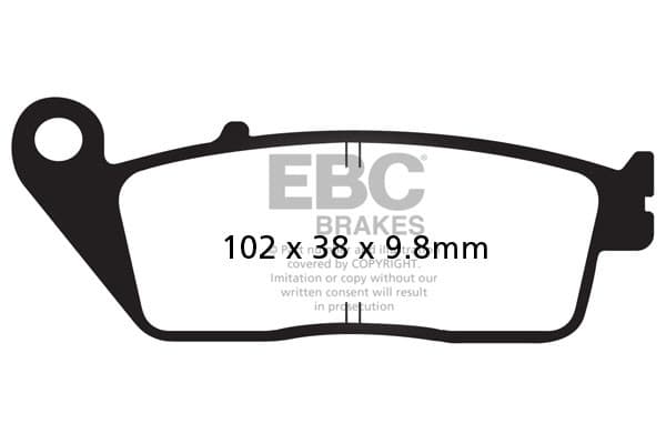 EBC FA196V V-PAD jarrupalat (sarja 1 levylle)