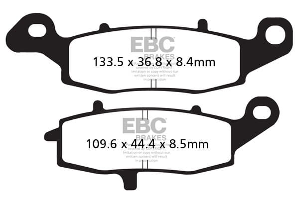 EBC FA231V V-PAD bremseklodser (sæt til 1 skive)