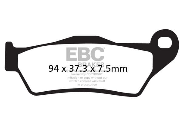 EBC SFA181 scooter bremseklodser (sæt til 1 skive)