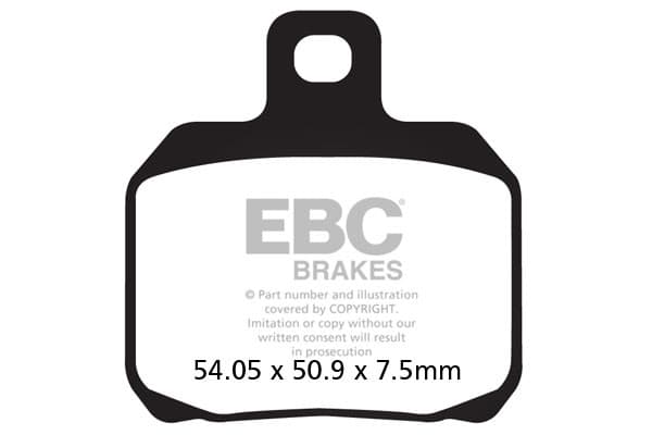 EBC SFA266 scooter bremseklodser (sæt til 1 skive)