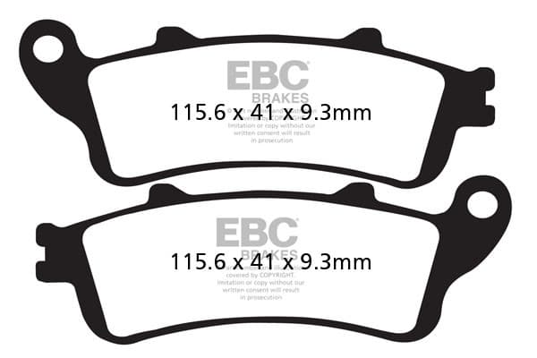 EBC SFA281 scooter bremseklodser (sæt til 1 skive)