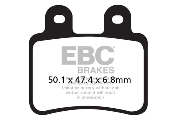 EBC SFA350 scooter bremseklodser (sæt til 1 skive)