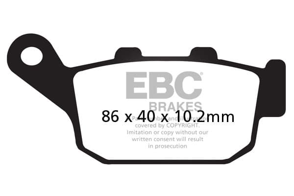 EBC SFA140 scooter bremseklodser (sæt til 1 skive)
