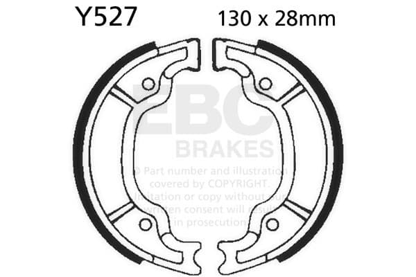 EBC Y527 bromsbackar (1 set)