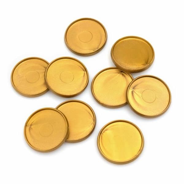 18 binders - Vit + Guld