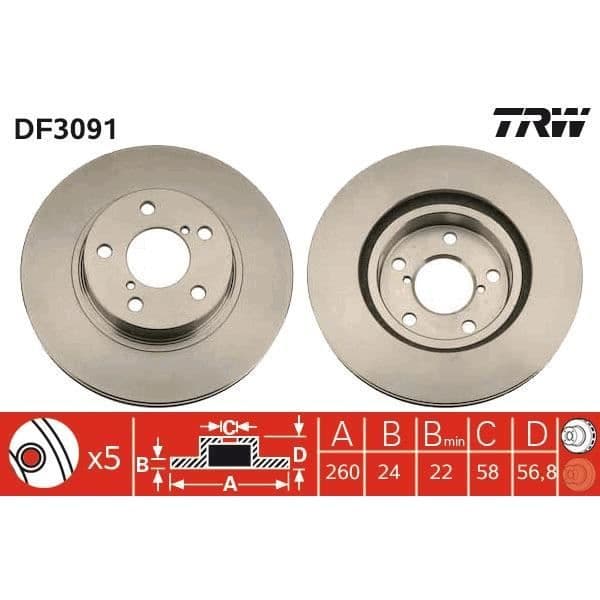 DISKSPLEL TRW DF3091