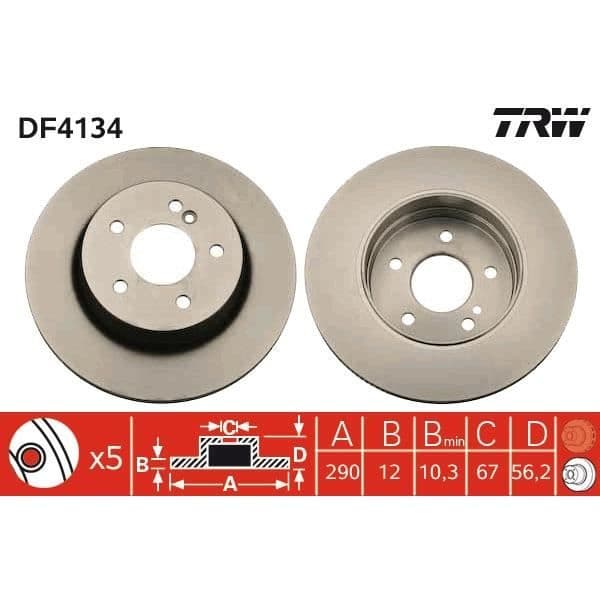 DISKSPARA TRW DF4134