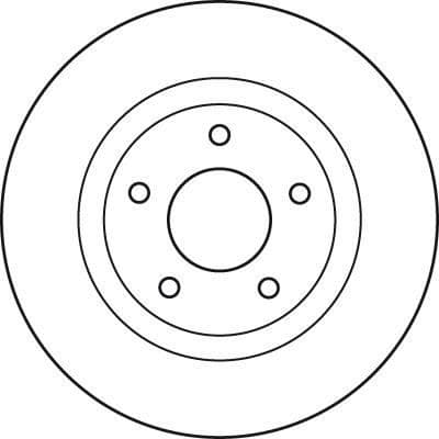 TRW Spel av 2 bromsskivor DF4932