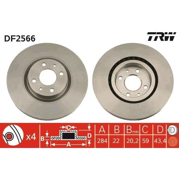 JEU AV DISKAR TRW DF2566