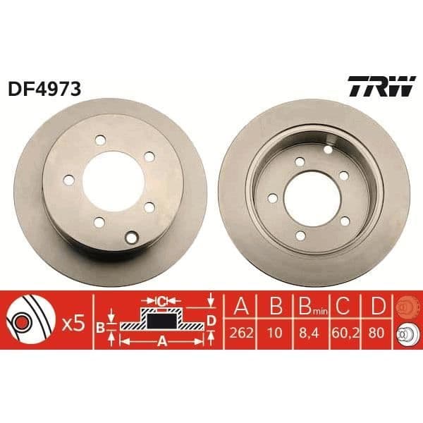 JEU AV DISKAR TRW DF4973