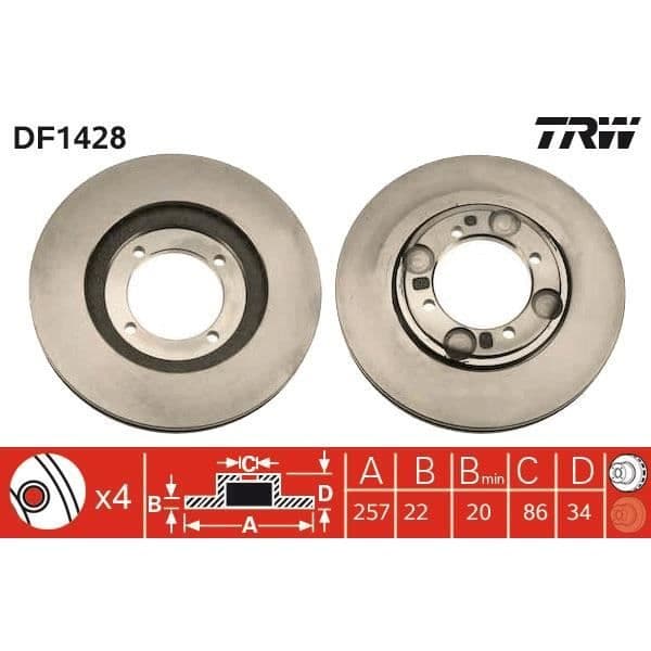 DISKSPRAKTRAR TRW DF1428