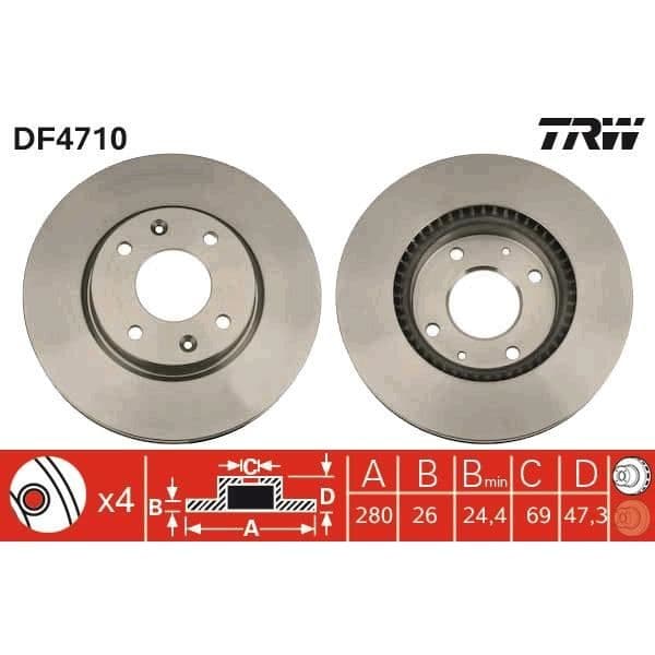 JEU AV DISKAR TRW DF4710