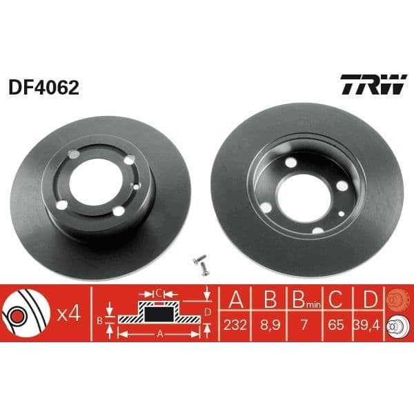 JEU AV DISKAR TRW DF4062